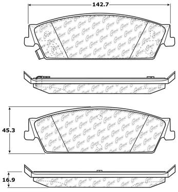 Disc Brake Pad Set CE 103.11940