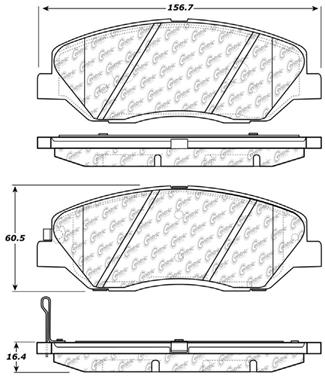 Disc Brake Pad Set CE 103.12020