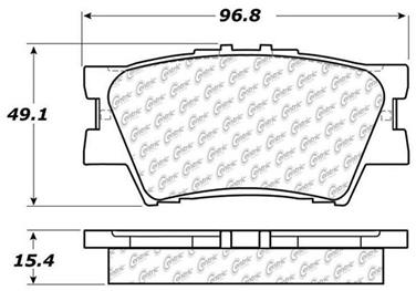 Disc Brake Pad Set CE 103.12120