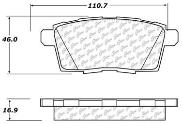 Disc Brake Pad Set CE 103.12590