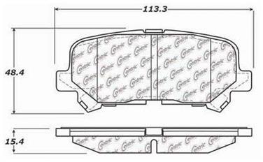 Disc Brake Pad Set CE 103.12810