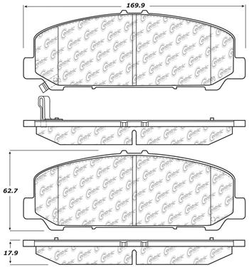 Disc Brake Pad Set CE 103.12860