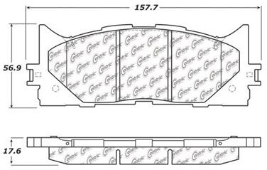 Disc Brake Pad Set CE 103.12930