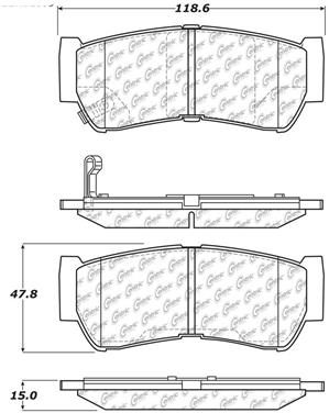 Disc Brake Pad Set CE 103.12970