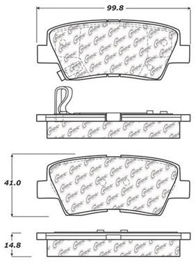 Disc Brake Pad Set CE 103.13130