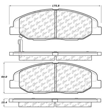 Disc Brake Pad Set CE 103.13320