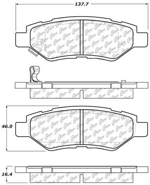 Disc Brake Pad Set CE 103.13370