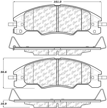 Disc Brake Pad Set CE 103.13390