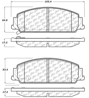 Disc Brake Pad Set CE 103.13510