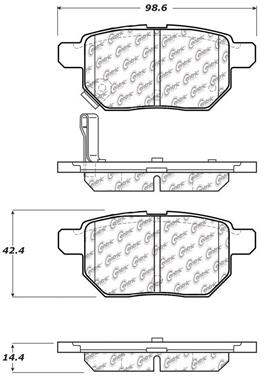 Disc Brake Pad Set CE 103.13540