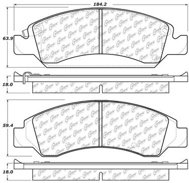 Disc Brake Pad Set CE 103.13630