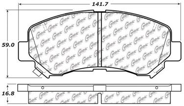 Disc Brake Pad Set CE 103.13740