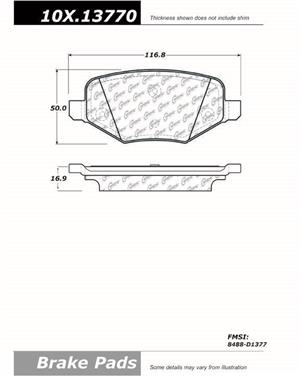 Disc Brake Pad Set CE 103.13770