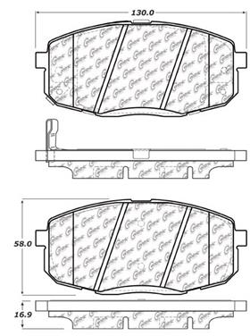 Disc Brake Pad Set CE 103.13970