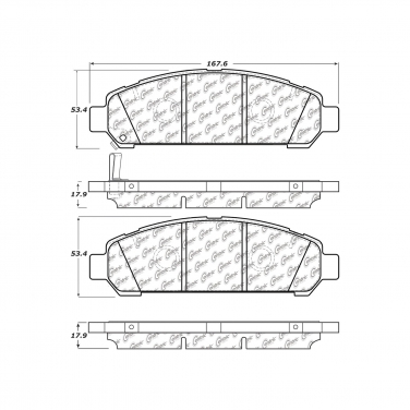 Disc Brake Pad Set CE 103.14010