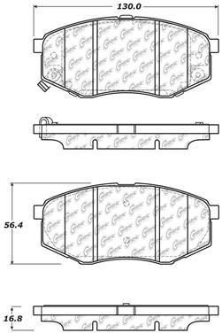 Disc Brake Pad Set CE 103.14470