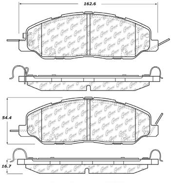 Disc Brake Pad Set CE 103.14630