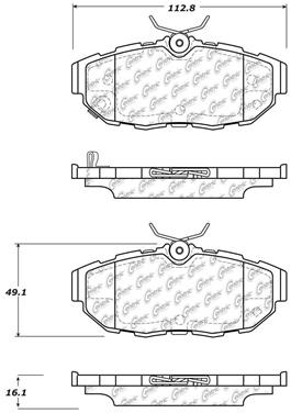 Disc Brake Pad Set CE 103.14650