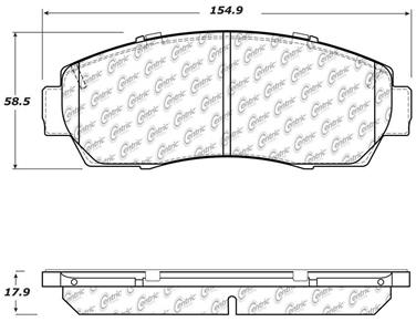 Disc Brake Pad Set CE 103.15210