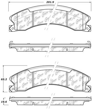 Disc Brake Pad Set CE 103.15650