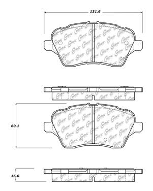 Disc Brake Pad Set CE 103.17300