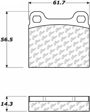 Disc Brake Pad Set CE 104.00310