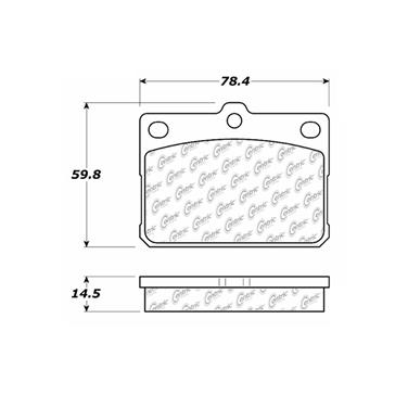 Disc Brake Pad Set CE 104.01010