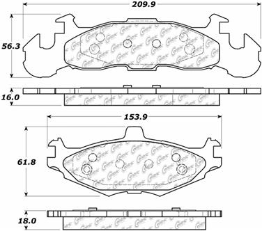 Disc Brake Pad Set CE 104.02190