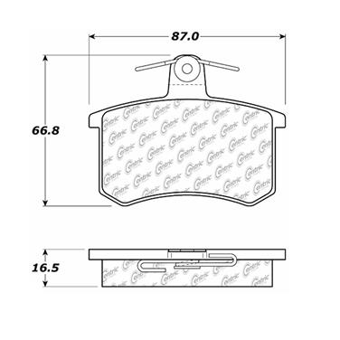 Disc Brake Pad Set CE 104.02280