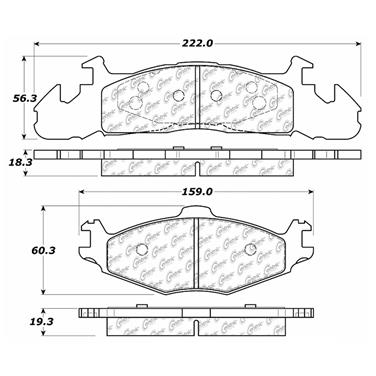 Disc Brake Pad Set CE 104.02590