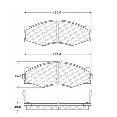 Disc Brake Pad Set CE 104.02660