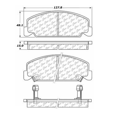 Disc Brake Pad Set CE 104.02730