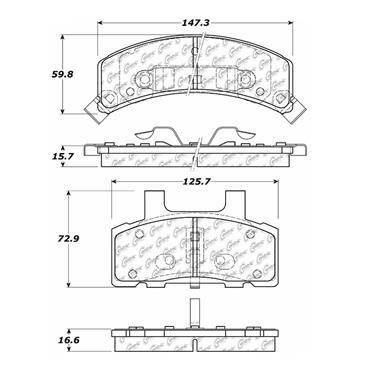 Disc Brake Pad Set CE 104.03680