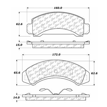 Disc Brake Pad Set CE 104.03870