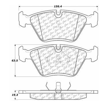 Disc Brake Pad Set CE 104.03940