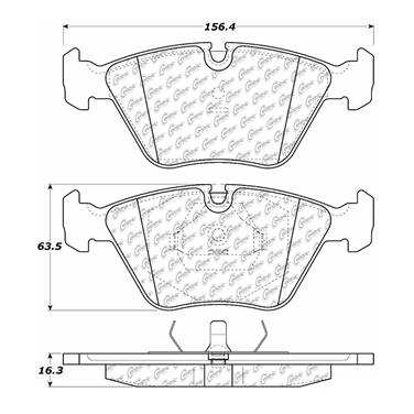 Disc Brake Pad Set CE 104.03941