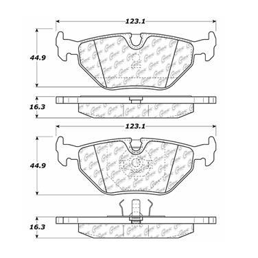 Disc Brake Pad Set CE 104.03960