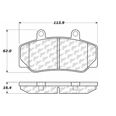 Disc Brake Pad Set CE 104.04920