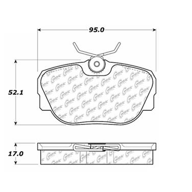 Disc Brake Pad Set CE 104.04930