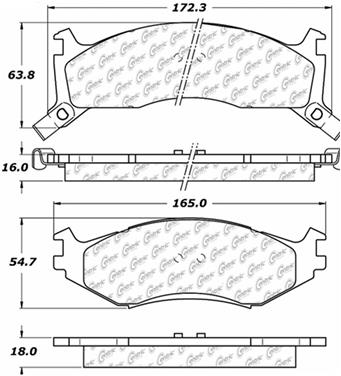 Disc Brake Pad Set CE 104.05240