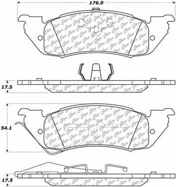 Disc Brake Pad Set CE 104.05290