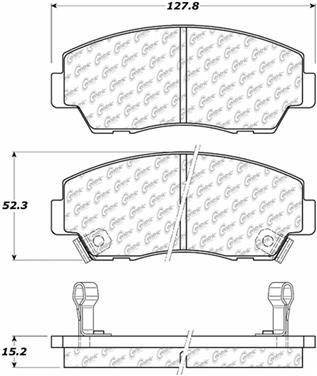 Disc Brake Pad Set CE 104.05740