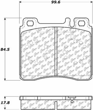 Disc Brake Pad Set CE 104.05770