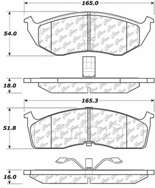 Disc Brake Pad Set CE 104.05910