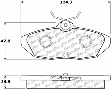 Disc Brake Pad Set CE 104.05990