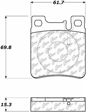 Disc Brake Pad Set CE 104.06030