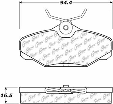 Disc Brake Pad Set CE 104.06100