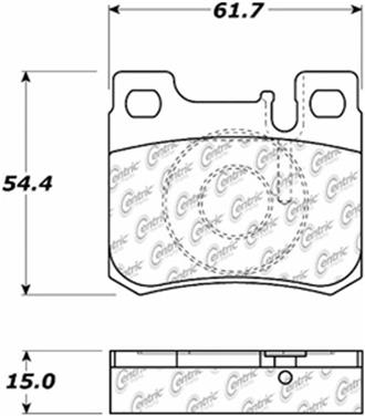 Disc Brake Pad Set CE 104.06200