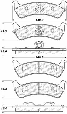 Disc Brake Pad Set CE 104.06250