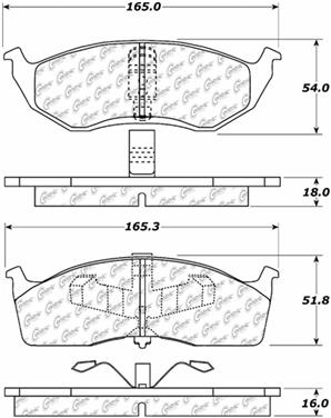 Disc Brake Pad Set CE 104.06420